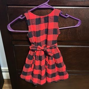 Toddler girl plaid dress